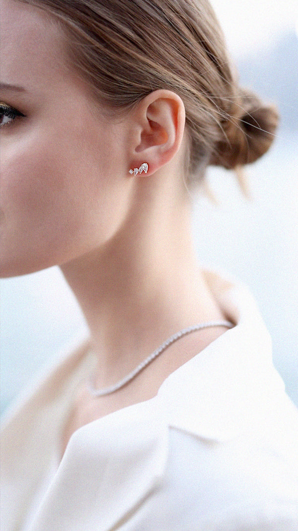 Abigail Stud Earrings Gold Vermeil