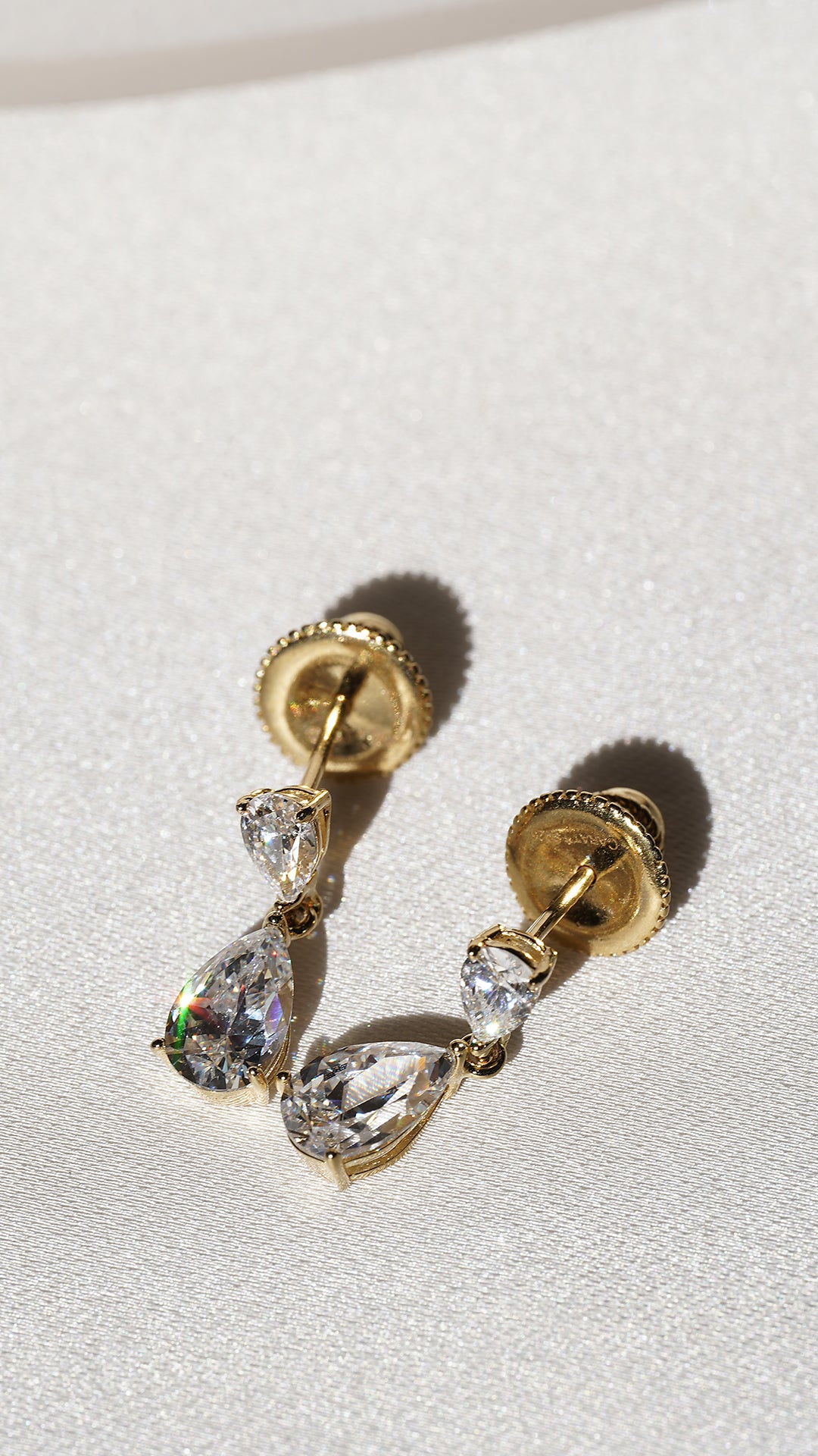 Baby Arabella Earrings Gold Vermeil