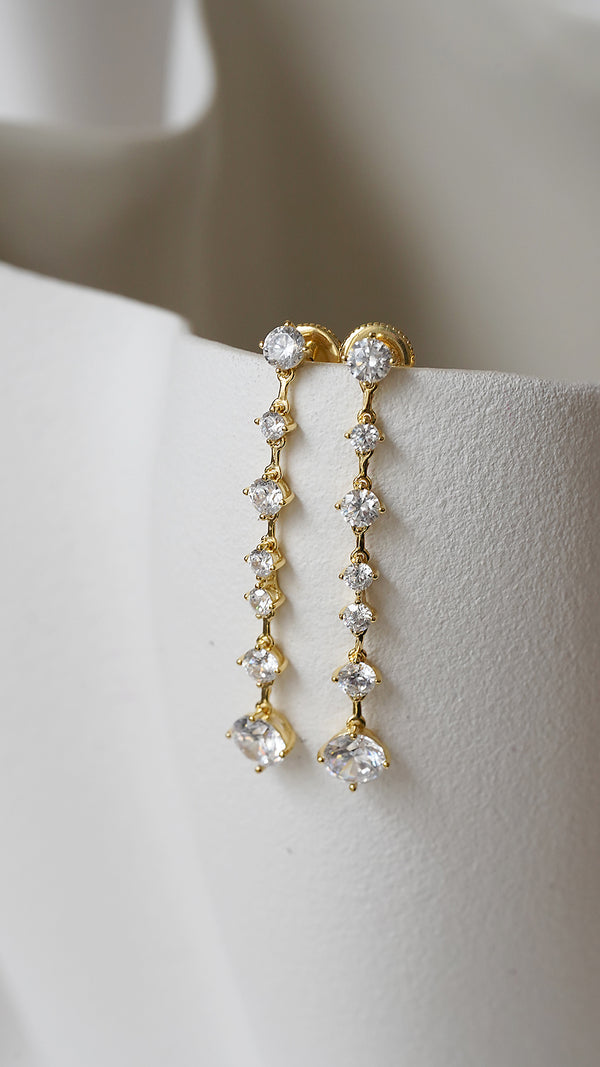 Audrey Baby Earrings Gold Vermeil
