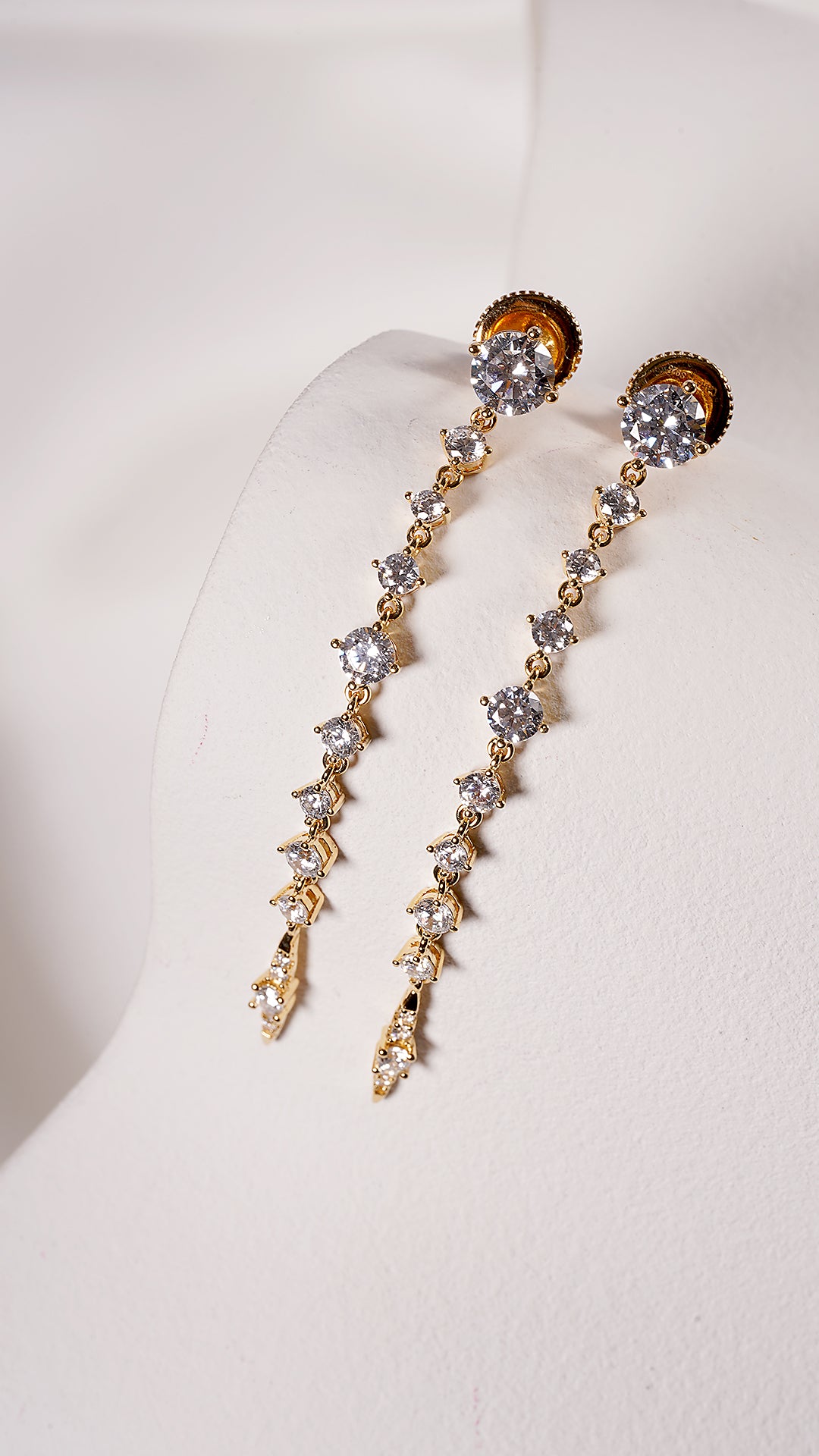 Baby Phoenix Slim Earrings Gold Vermeil