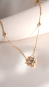 Camelia Necklace Gold Vermeil