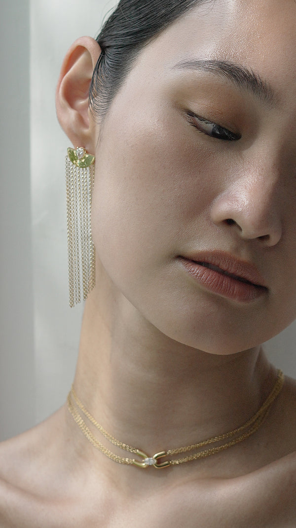 Maia Earrings Gold Vermeil