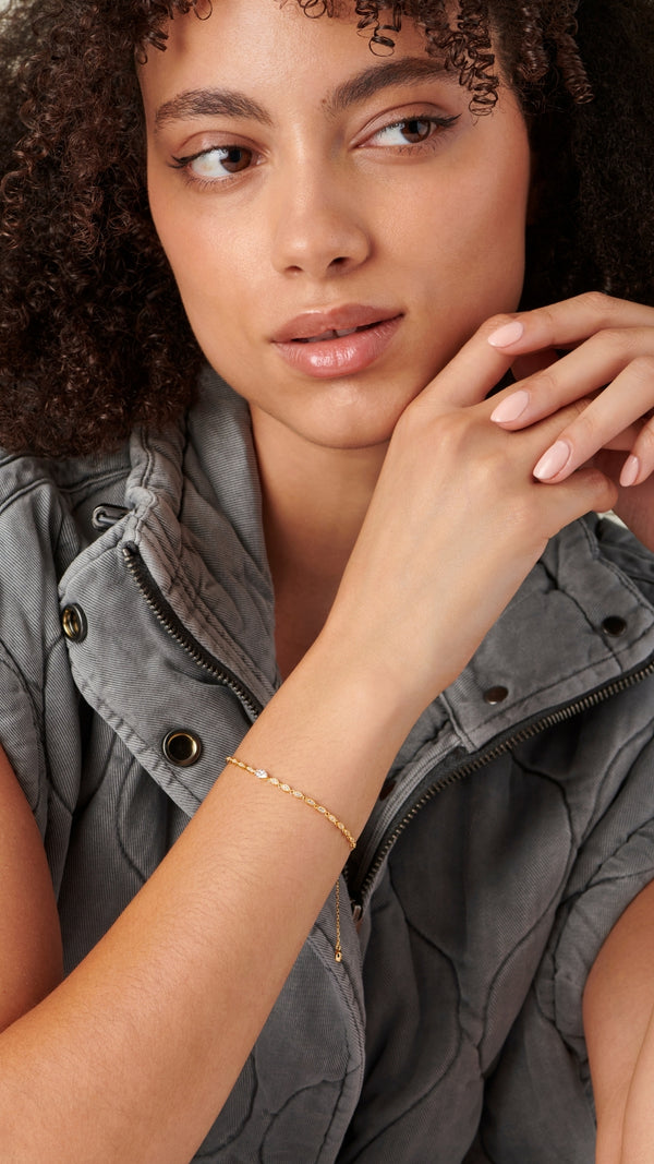 Classic gold bracelets UK style for everyday wear