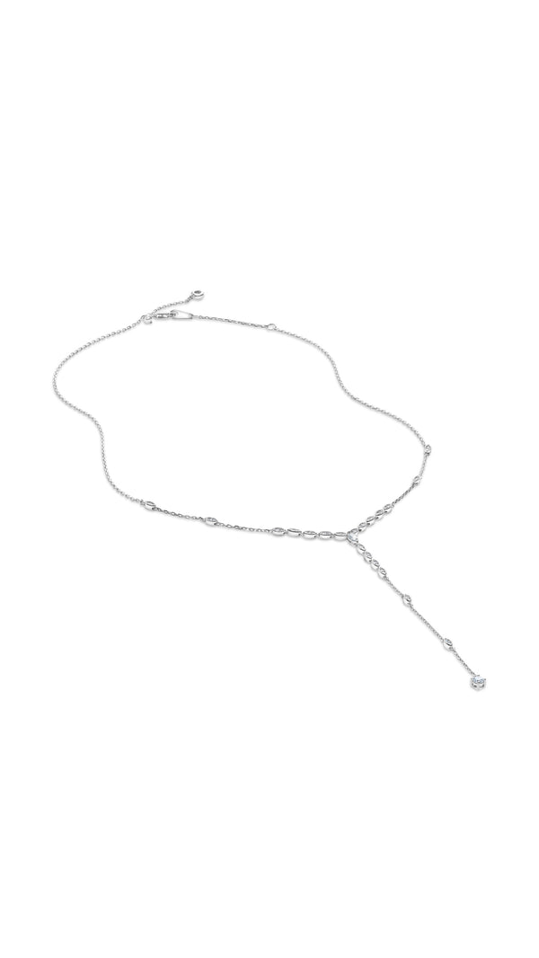 Calluna Necklace White Gold Plated