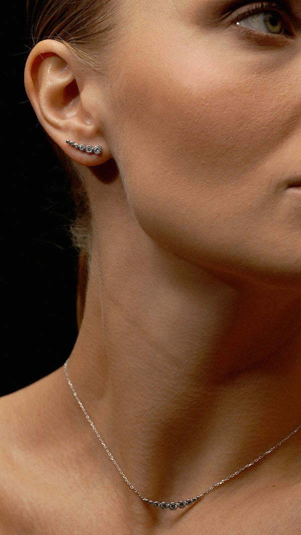 Carissa Earrings Sterling Silver