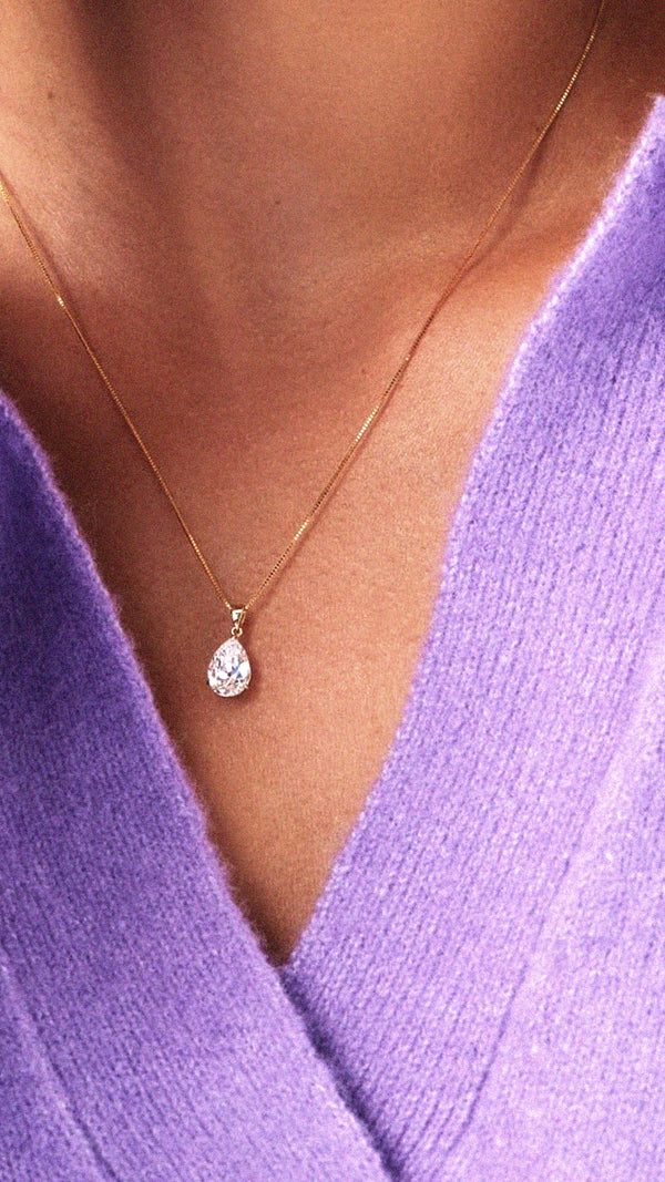 Cecile Pendant 9K Yellow Gold