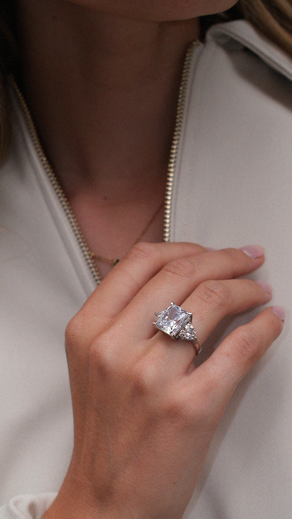 Chamania Radiant Solitaire Ring