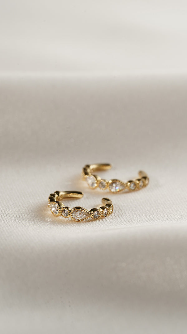 Deniz Cuff Earring Gold Vermeil