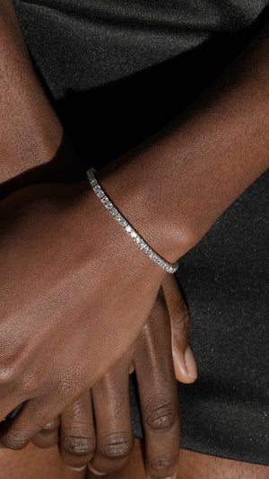 Francine Tennis Bracelet Sterling Silver