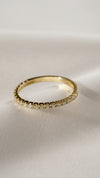 Fallon Half Eternity Ring 18K Gold Vermeil