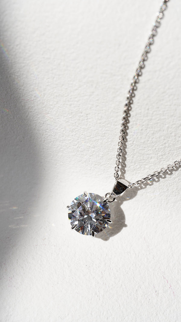 Fiona Pendant 9K White Gold