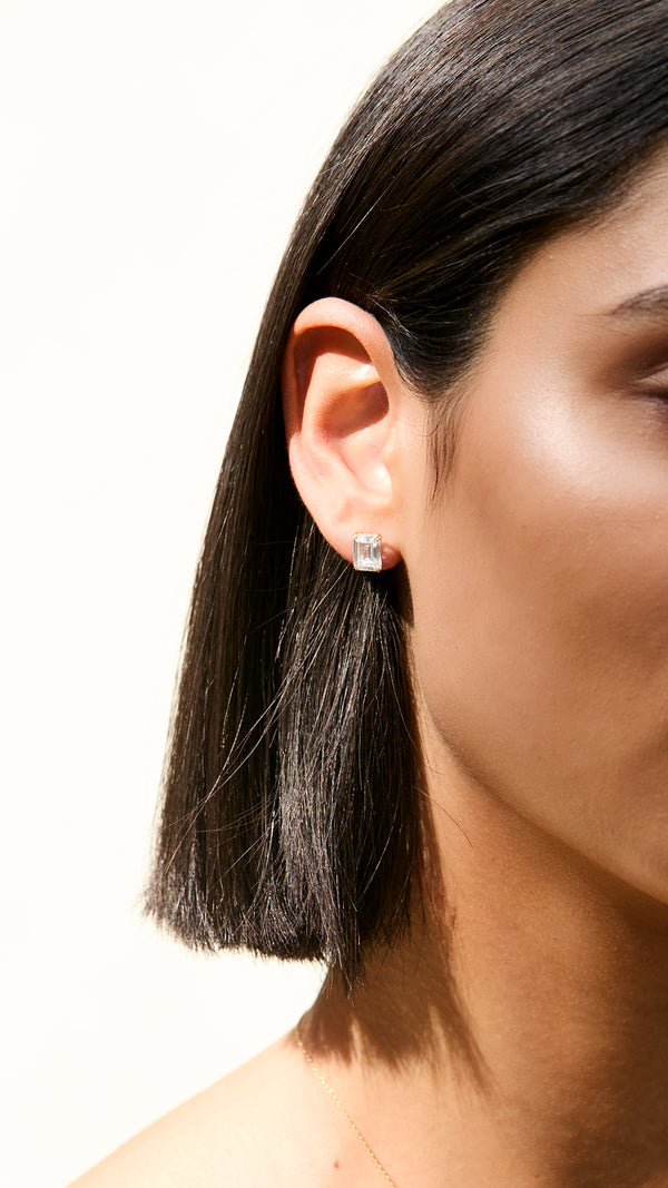 Fulton Stud Earrings 9K Yellow Gold