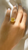 Harlow Canary Radiant Ring