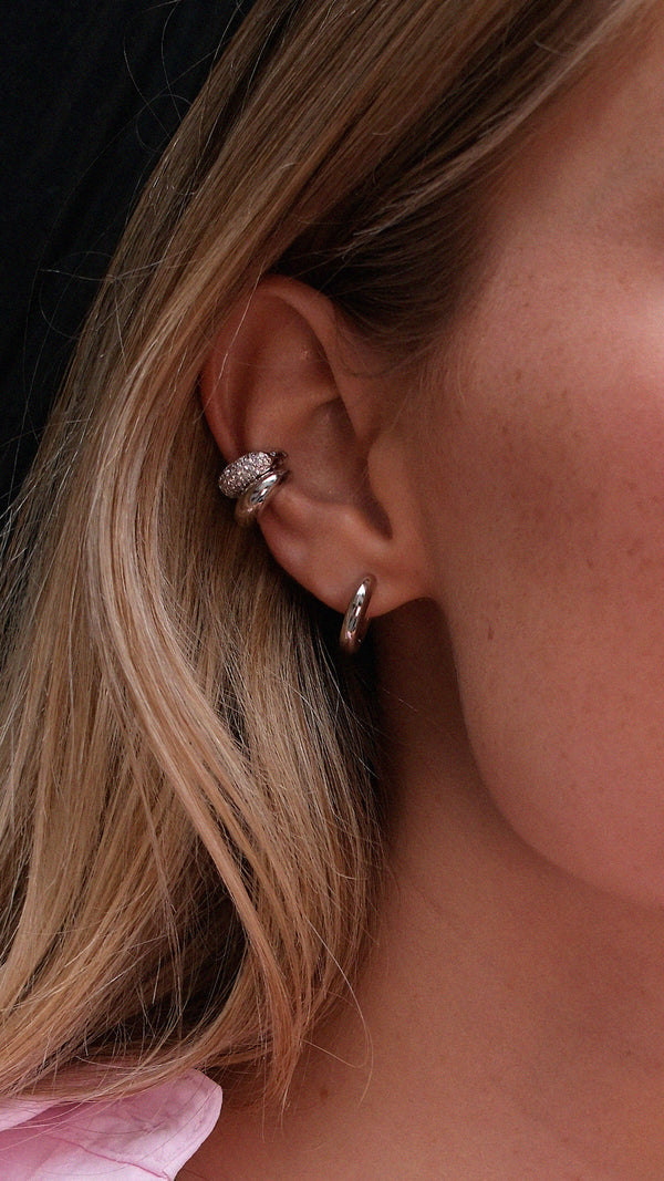 Hera Cuff Earring Nude Sterling Silver
