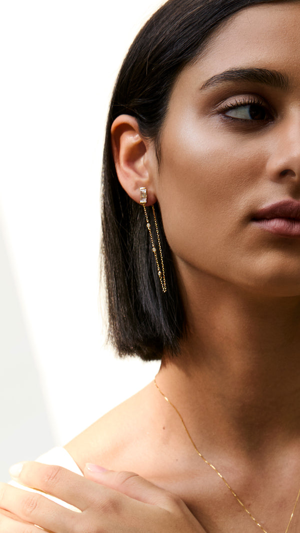Linden Earrings Gold Vermeil