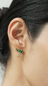 Luanne Emerald Earrings 18K Gold Vermeil