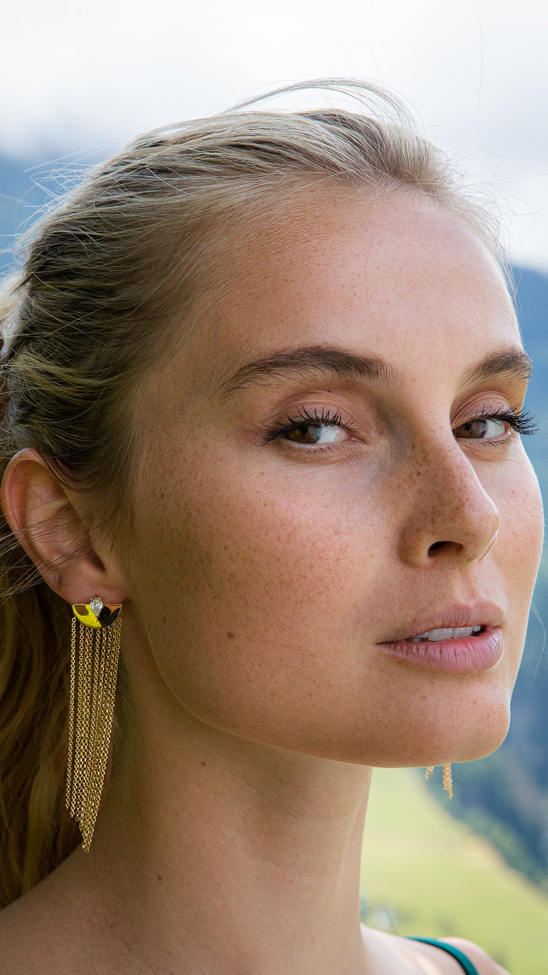 Maia Earrings Gold Vermeil