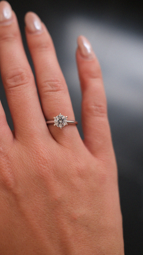 Maverick 1ct Solitaire White Gold