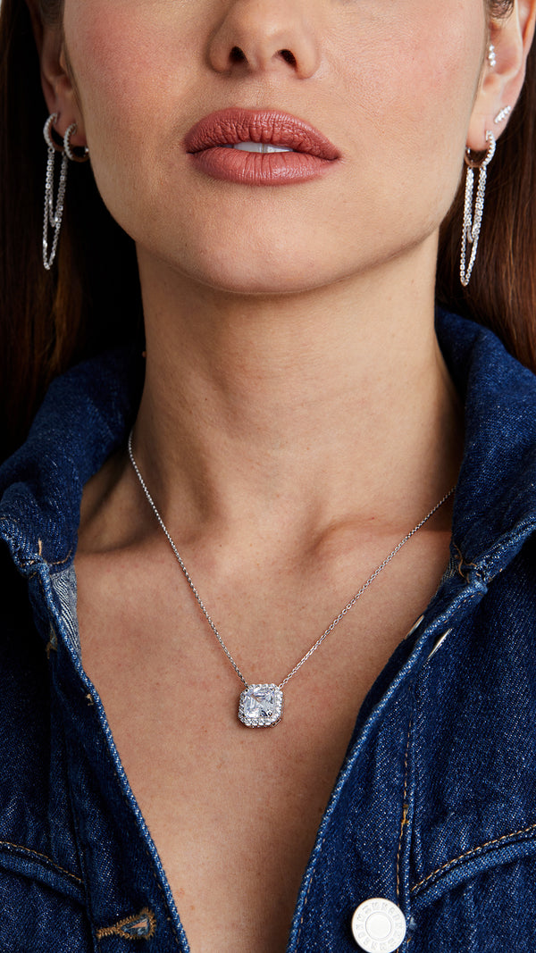 Misha Grand Necklace Sterling Silver