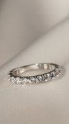 Raina Round Eternity Ring White Gold