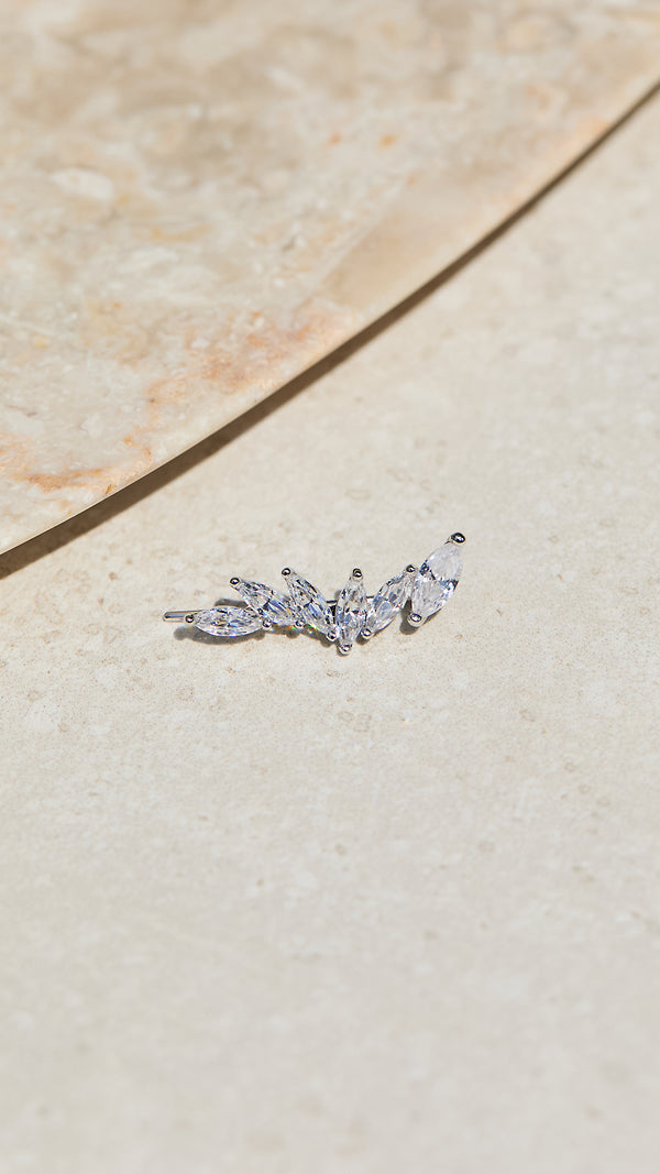 Skylar Climber Earrings Sterling Silver