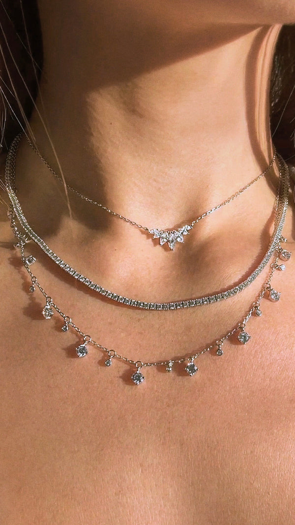 Lisbet Necklace Sterling Silver