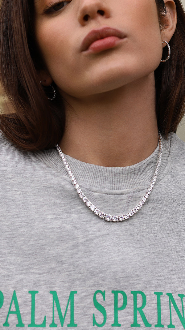 Taryn Gradient Necklace Sterling Silver