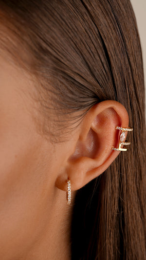 Telma Ear Cuff 18K Gold Vermeil