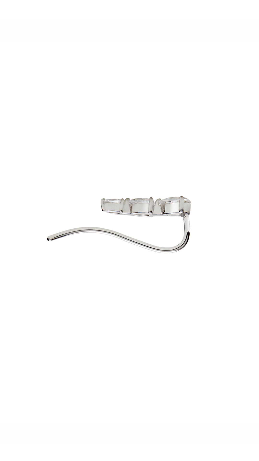 Toluda Ear Climber Sterling Silver