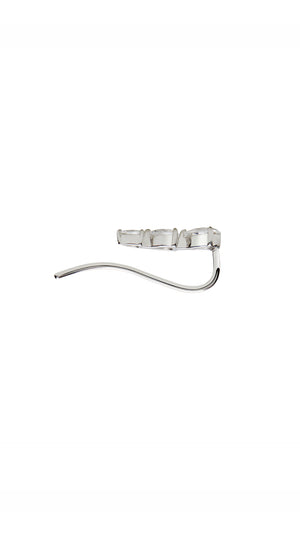 Toluda Ear Climber Sterling Silver