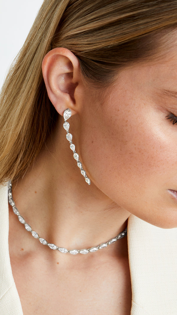 Tegan Necklace Sterling Silver