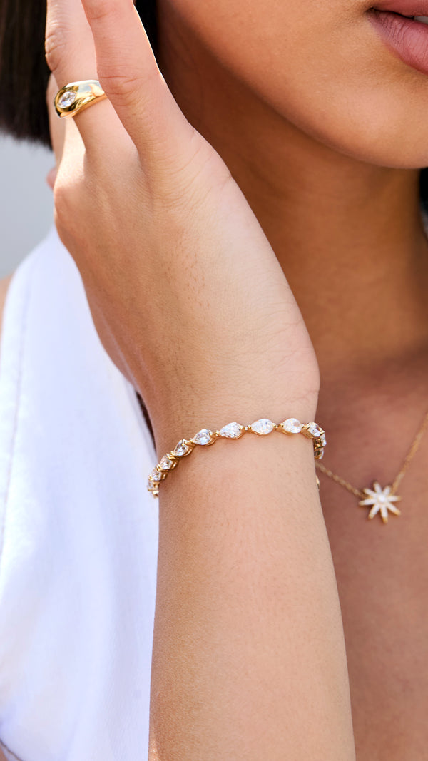 Tegan Bracelet Gold Vermeil