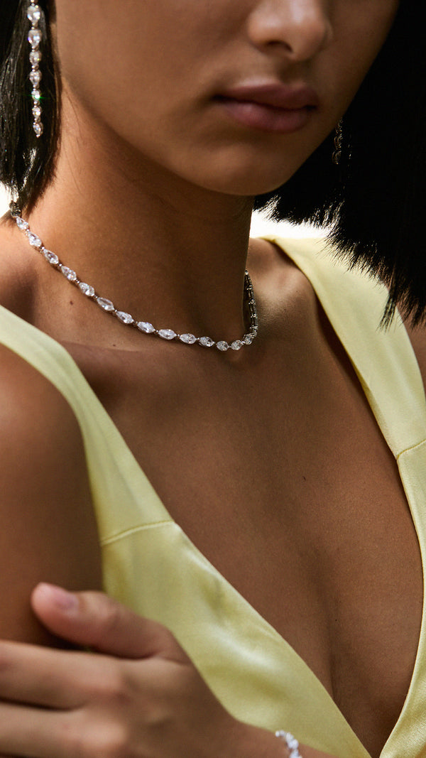 Tegan Necklace Sterling Silver