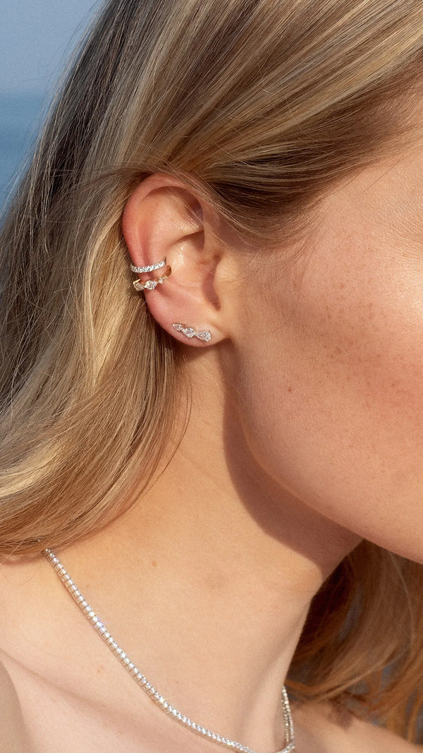 Toluda Cuff Earring Gold Vermeil