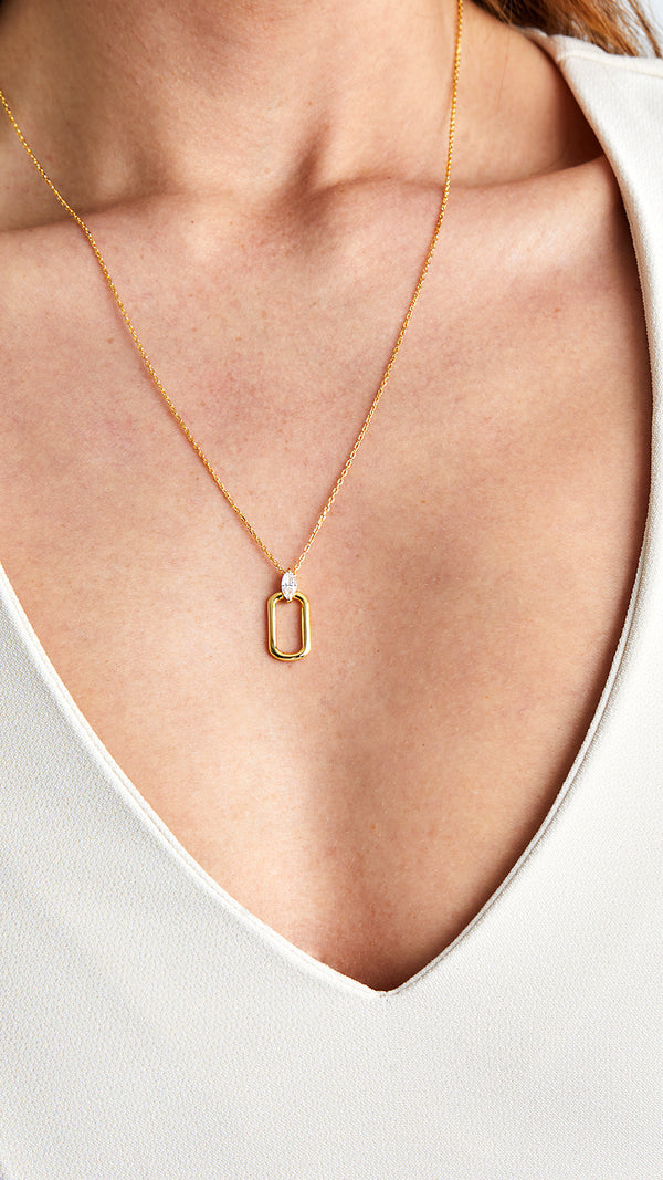 Tori Necklace Gold Vermeil