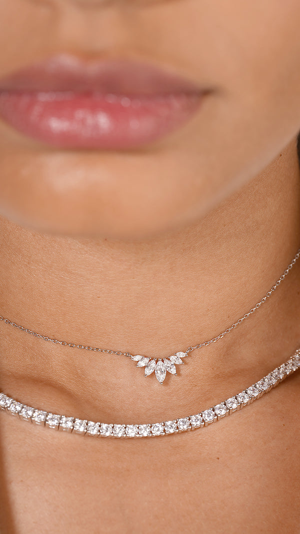 Tulisa Necklace Sterling Silver