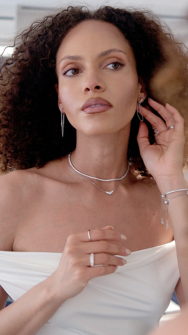 Tulisa Necklace Sterling Silver