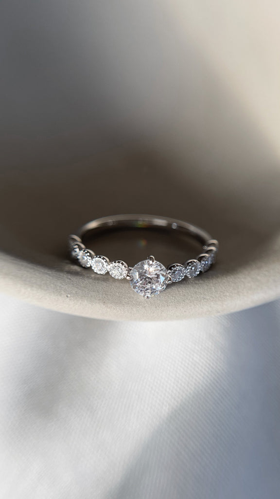 Small delicate hotsell engagement rings