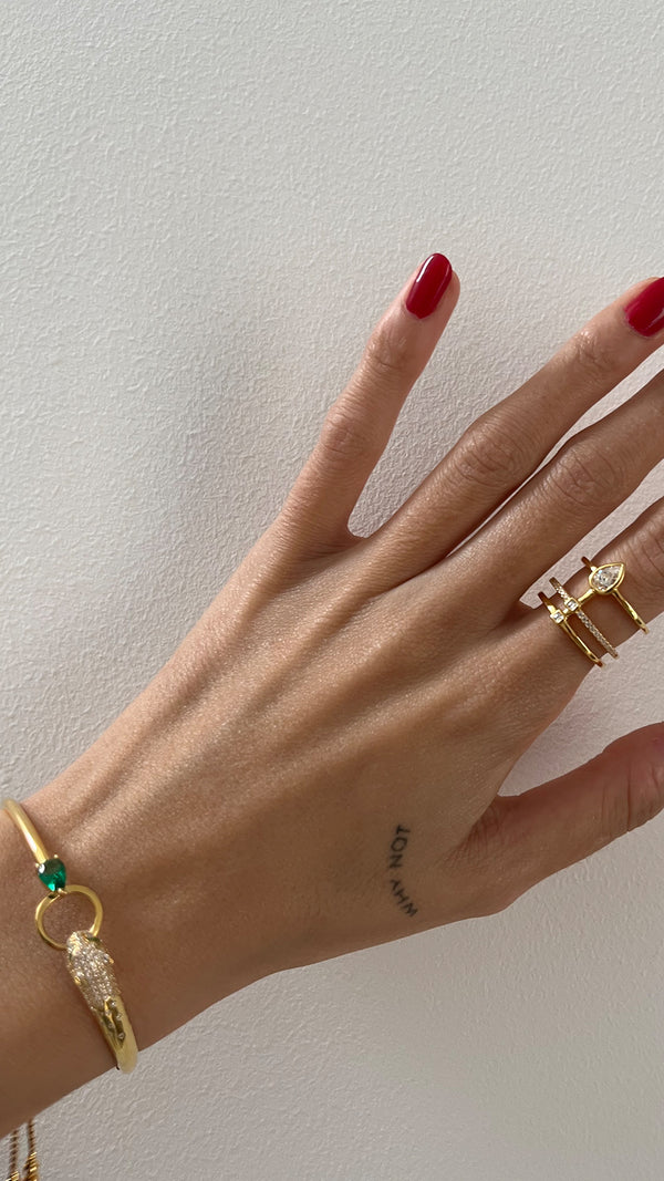 Zahra Ring Gold Vermeil