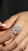 Antoinette Ring White Gold Plated