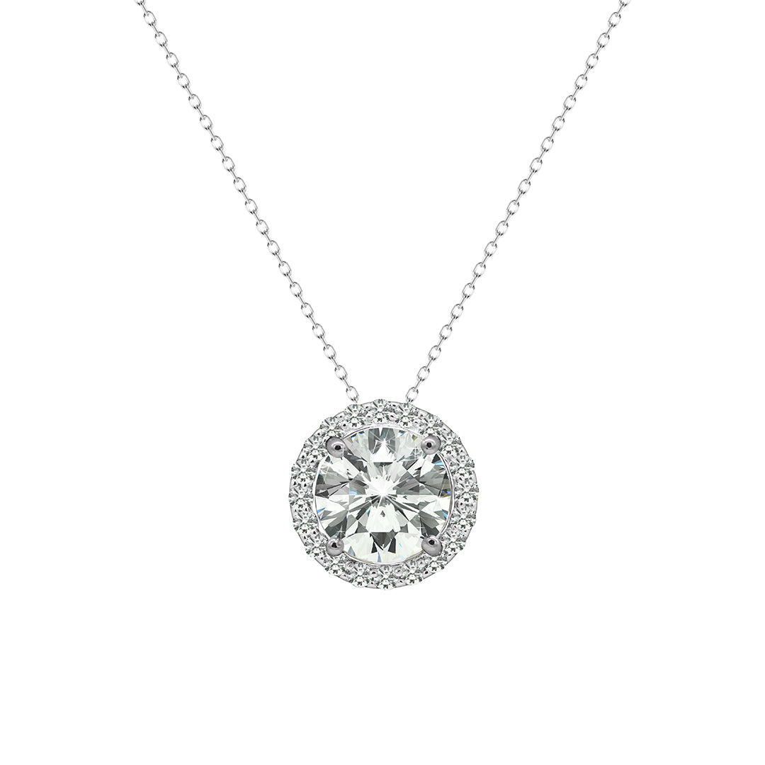 Cory Necklace 0.39ct 18K White Gold