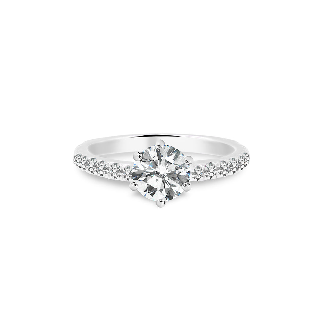 Corinne Ring 0.44ct 18K White Gold