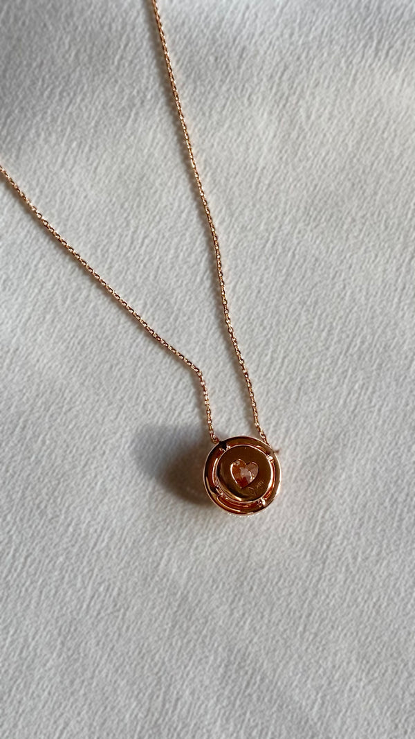 Cory Diamond Necklace 2.00ct Fancy Pink 18K Rose Gold