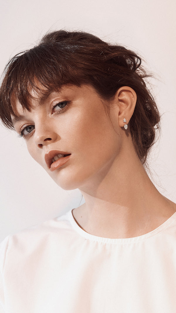 Eileen Ear Jacket Earrings Gold Vermeil