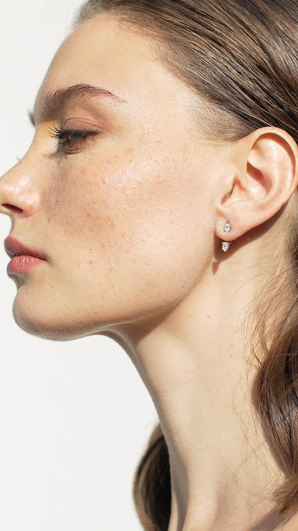 Eileen Diamond Ear Jacket Earring 9K White Gold