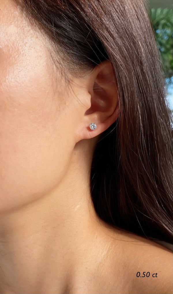 Eternal Stud Earrings 9K Yellow Gold