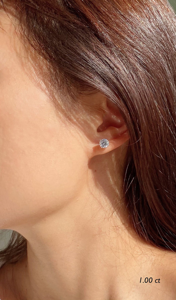 Eternal Stud Earrings 9K Yellow Gold