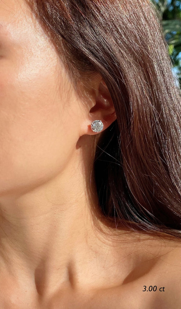 Eternal Stud Earrings 9K Yellow Gold