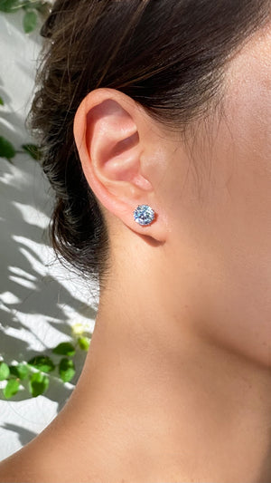 Gabriella Eight Prong Round Studs