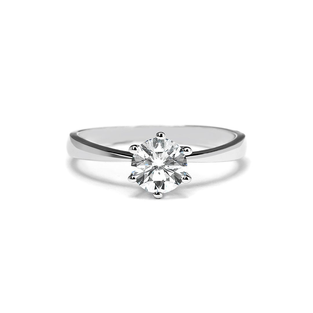 Gaia Ring 0.51ct 18K White Gold